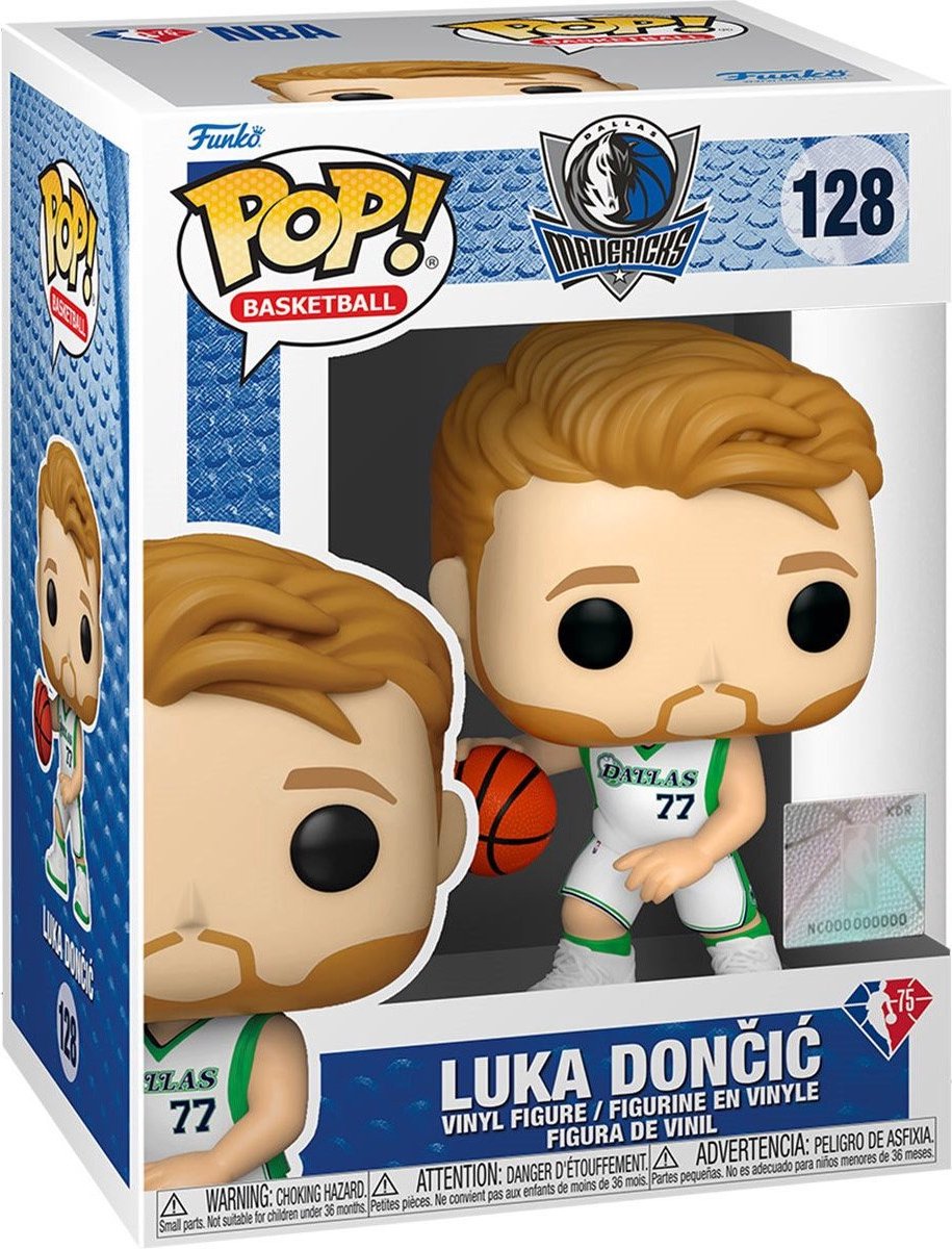 Funko pop basket : Dallas Mavericks - Luka Dončić pop #128