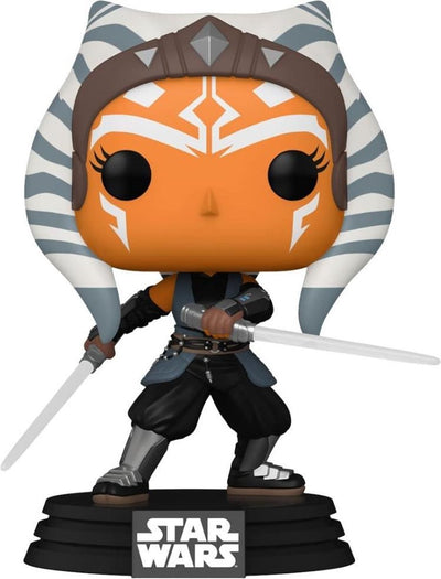 Funko Star Wars-pop! tv the mandalorian ahsoka figurine de collection 9 cm - multicolore