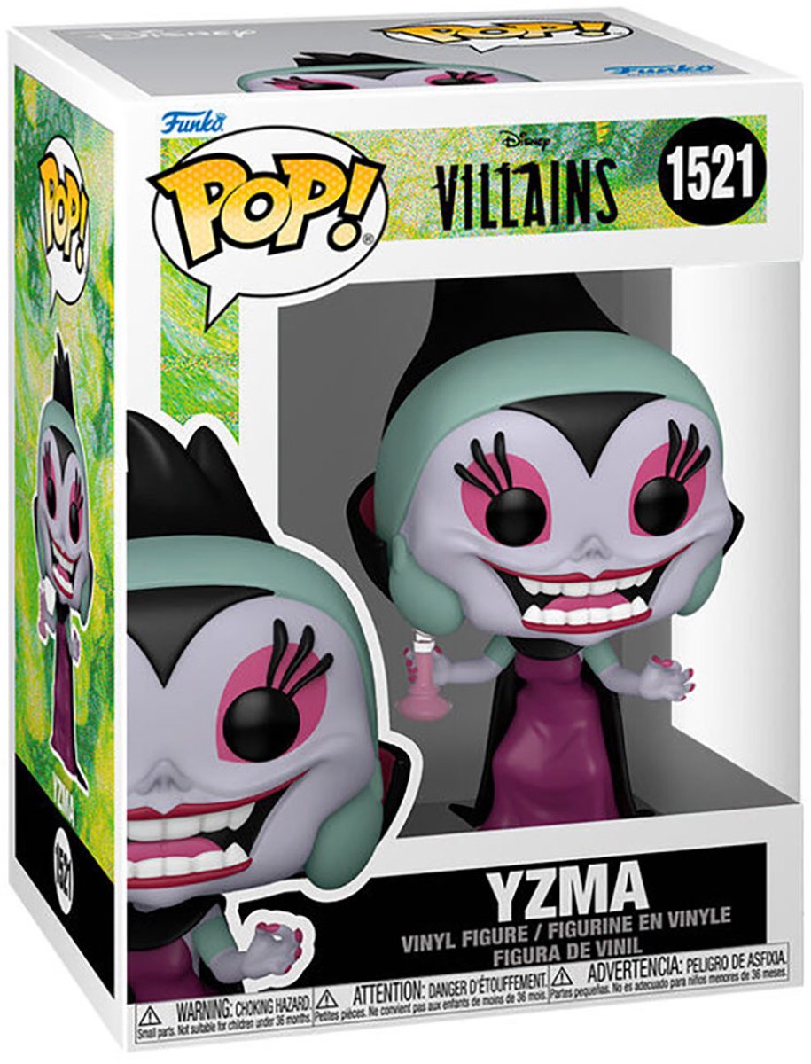 Funko les nouveaux méchants du groove de l'empereur - figurine en vinyle yzma 1521 pop ! multicolore