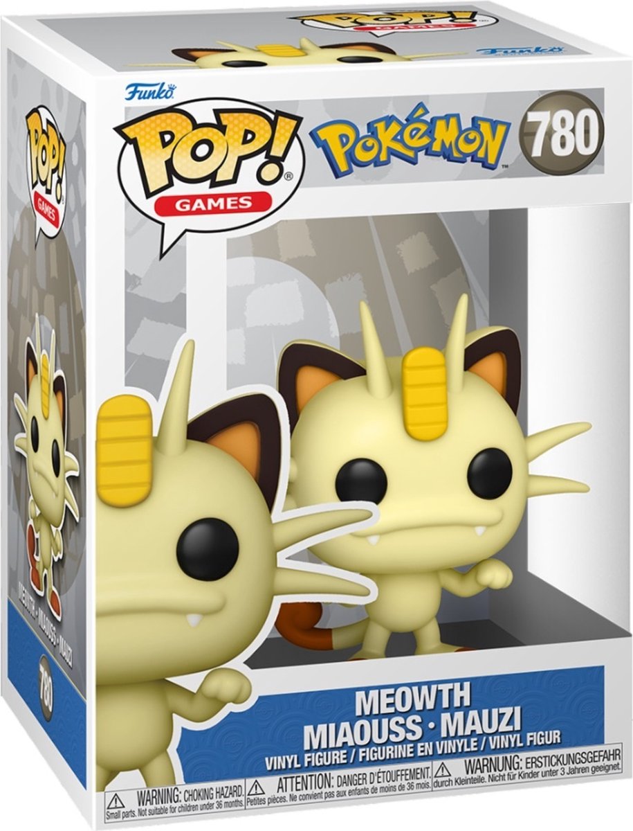 Jeux Funko pop : Pokémon Miaouss - pop #780