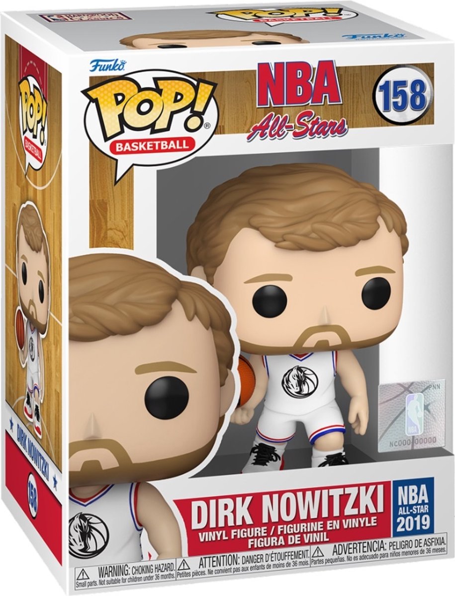 Funko pop basket : légendes - dirk nowitzki - pop #158
