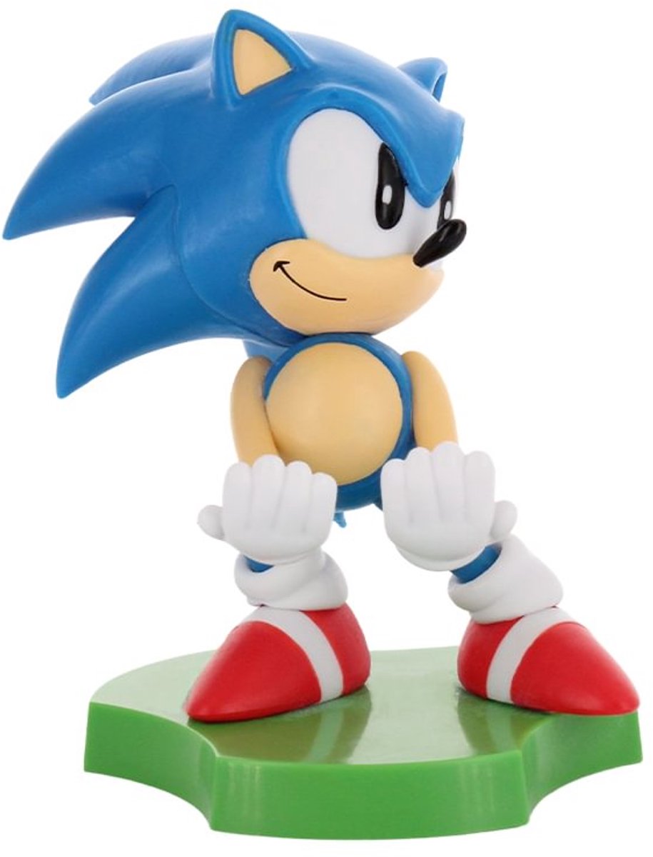 Cableguys Sonic le hérisson - coulissant - support de figurine pour téléphone | étui de chargement (haubans mini)