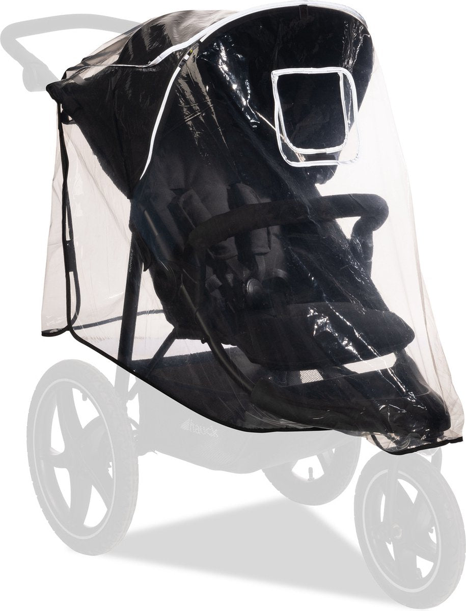 Hauck raincover 3w housse de pluie pour poussette - transparent