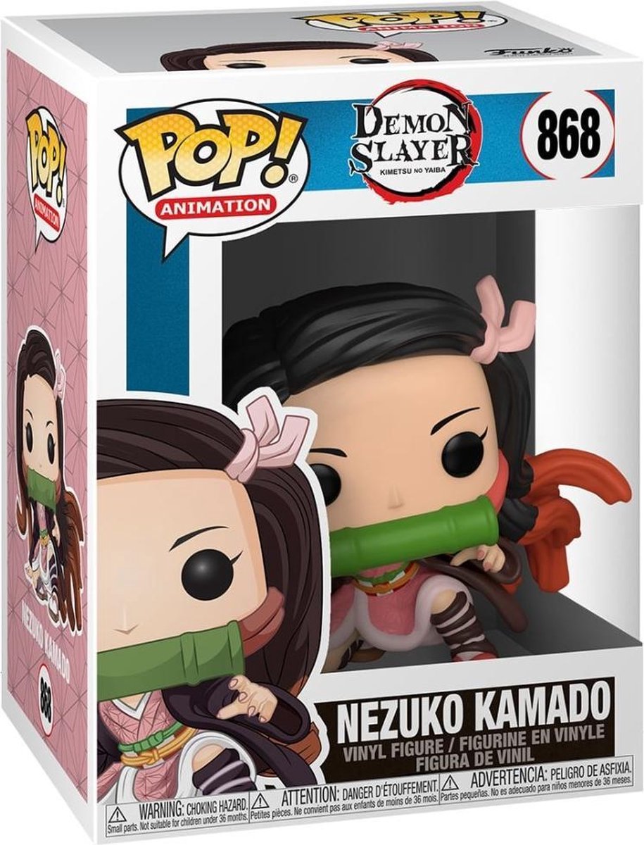 Funko Nezuko Kamado-pop! - figurine de tueur de démons #868 - 9cm