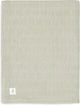 Jollein - couverture de berceau 100x150cm - couverture bébé - tricot grain - velours vert olive
