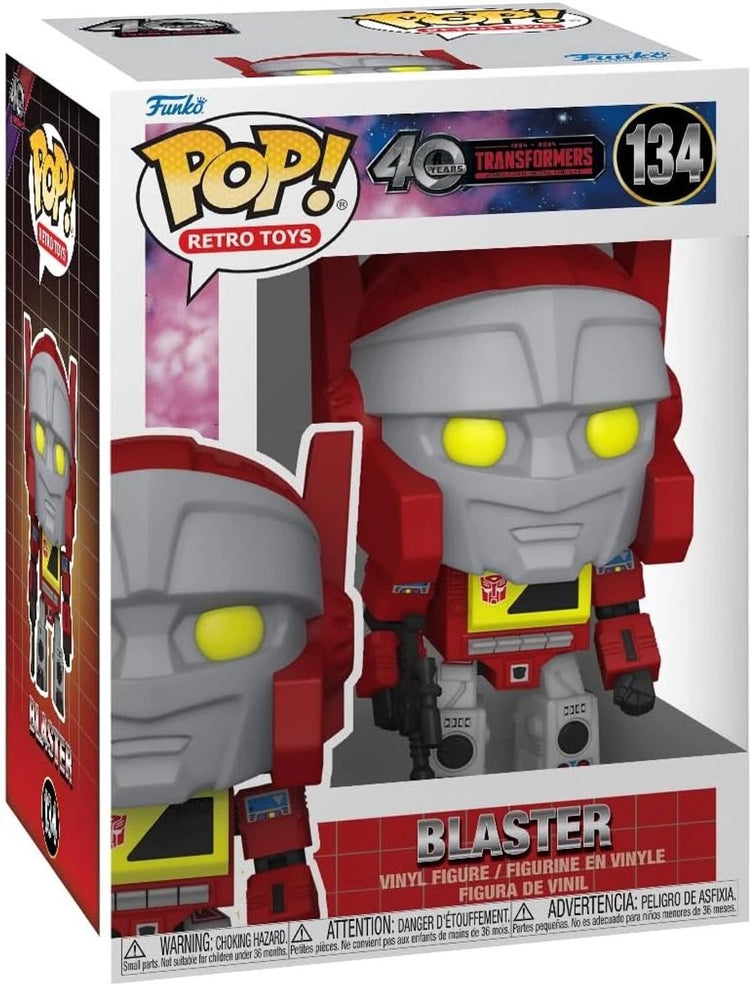 Figurine en vinyle Funko Transformers Blaster 134 Pop! all-over - PVC - fan merch, film