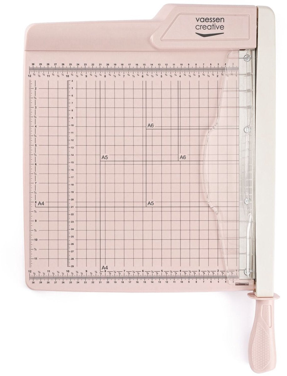 Vaessen creative • coupe-papier guillotine 30,5x30,5cm rose