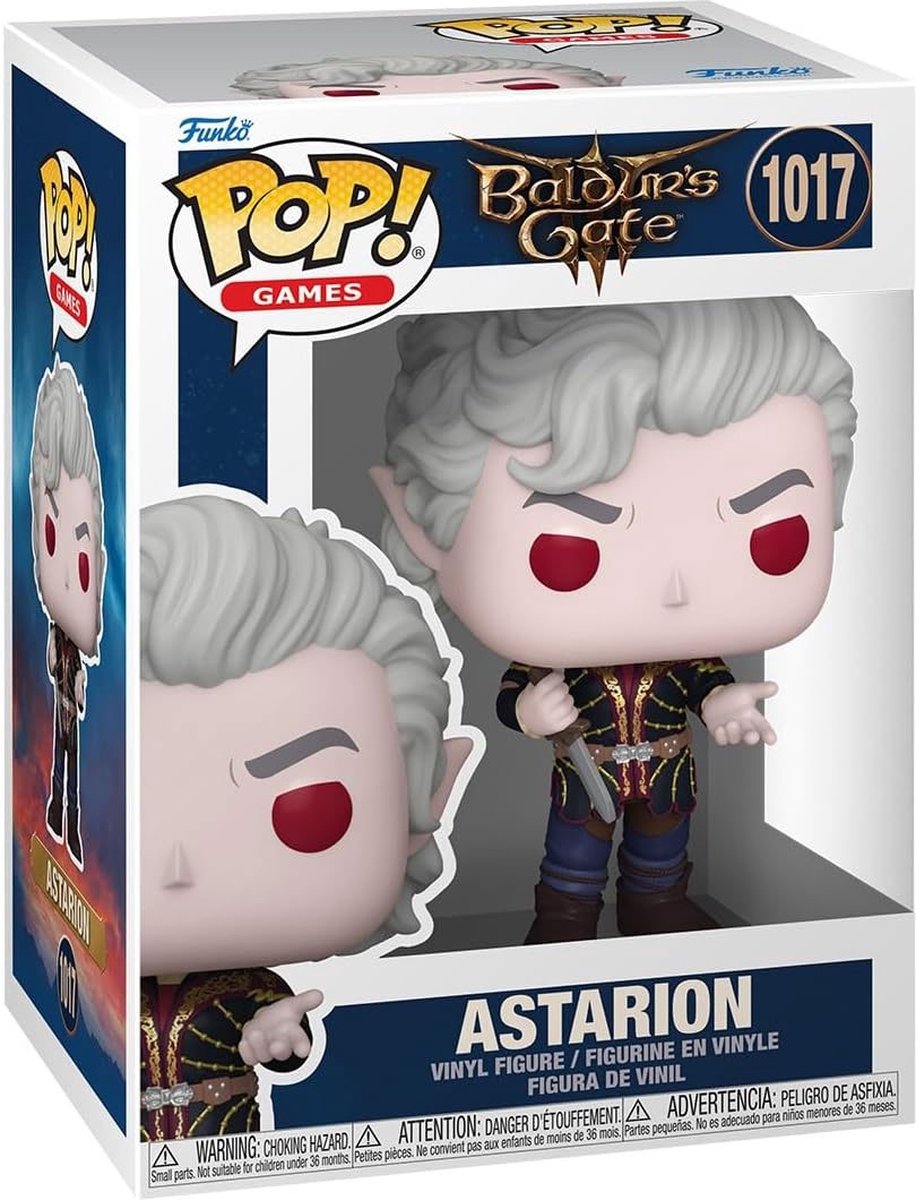 Funko-pop ! jeux : baldur's gate 3 - astarion #1017