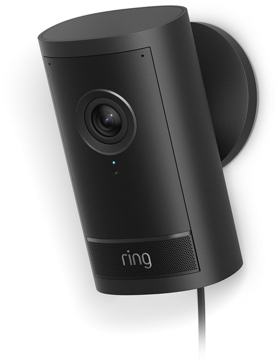 Caméra extérieure Ring pro avec adaptateur de prise (dernière génération) - noir - vidéo 4k