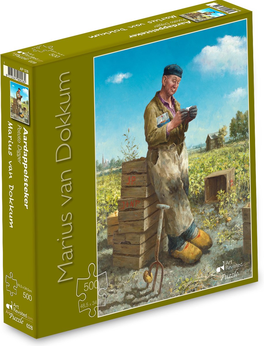 Puzzle Marius van dokkum - coupe-pommes de terre - 500 pcs