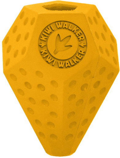 Kiwi walker - jouet pour chien - jouons - diaball mini tpr - orange - flottant, rebondissant, solide, léger -distributeur de nourriture- +-7,5 x 8,5 cm