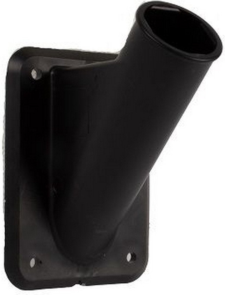 Outils linguistiques - support pour mât de drapeau - plastique - noir