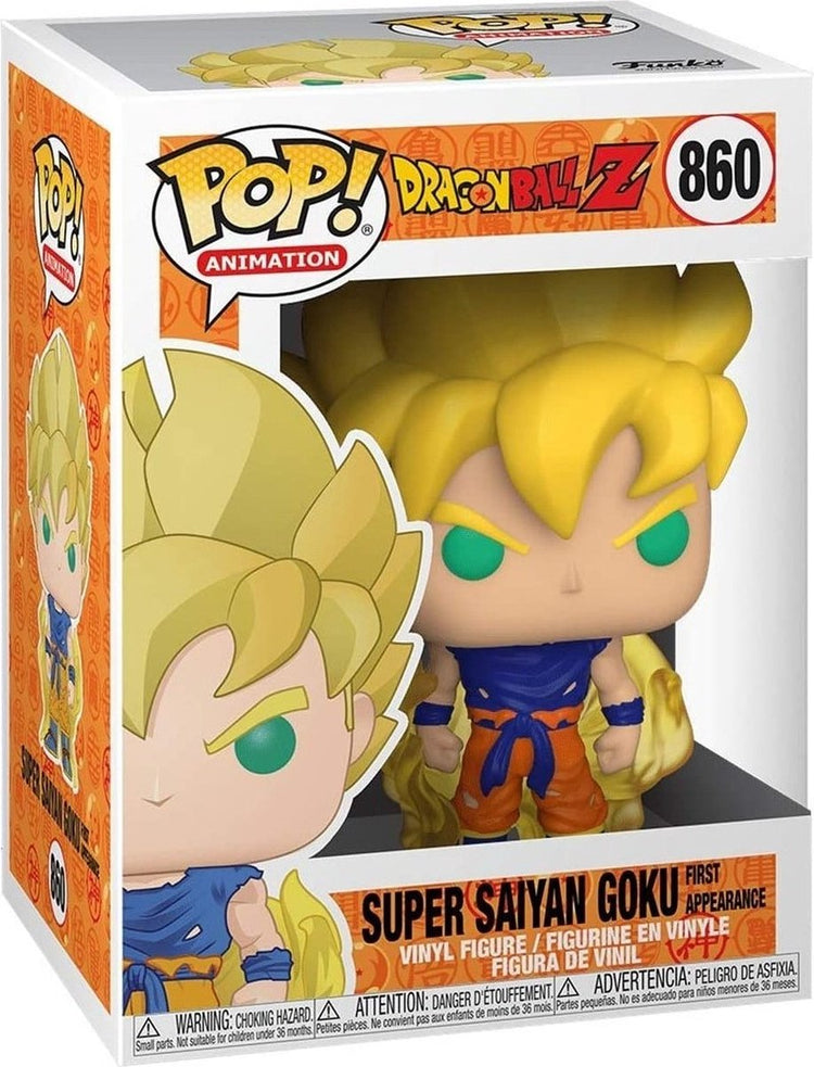 Funko pop super saiyan goku - figurine dragon ball z de 9,5 cm - #860