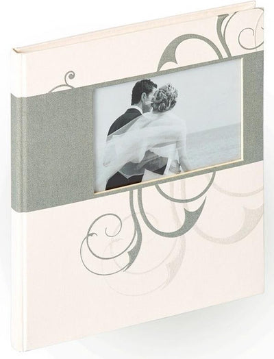 Walther gb-134 romance - livre d'or - taille 23x25 cm - blanc