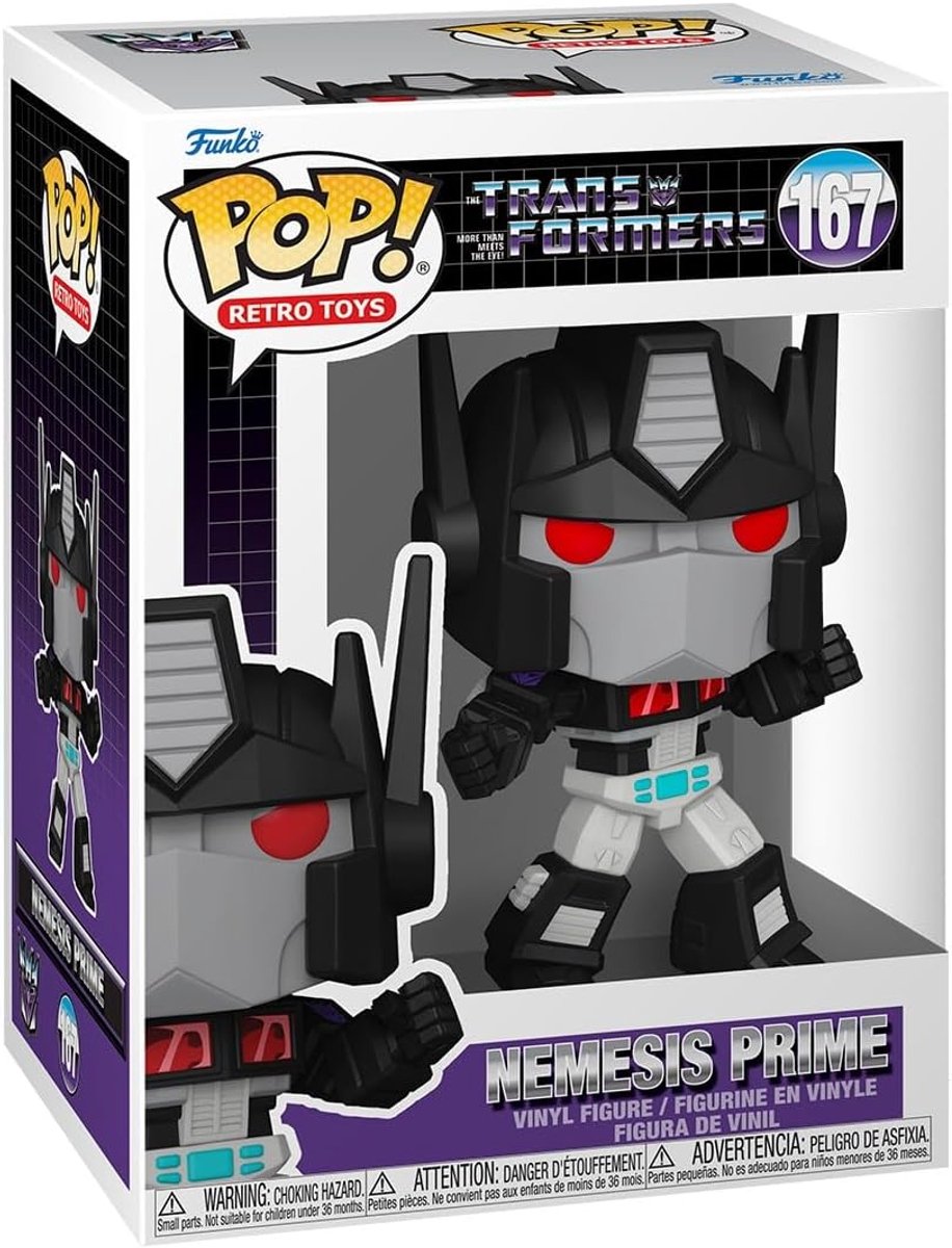 Funko Transformateurs Pop! figurine tv en vinyle poupée nemesis prime 9 cm ! chiffre