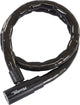 Câble antivol Masterlock - 120cm x 3cm - acier renforcé - noir