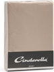 Drap-housse Cendrillon en jersey 15 cm - taupe - 160x200 210