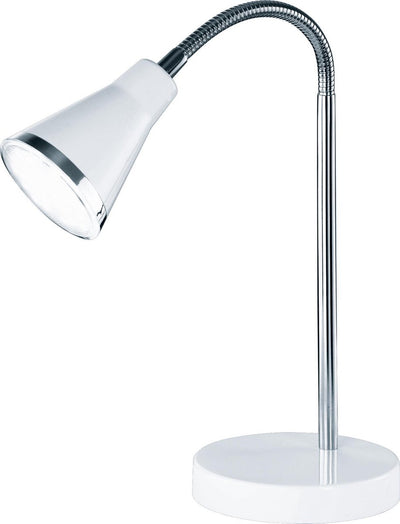 Rl vis ta lumière réalité arras - lampe de table - blanc - incl. 1x smd 4w - interrupteur à cordon - flexible