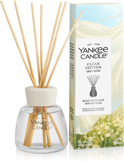 Bougie Yankee - bâtonnets parfumés en coton propre 100 ml - jusqu'à 6 semaines de parfum