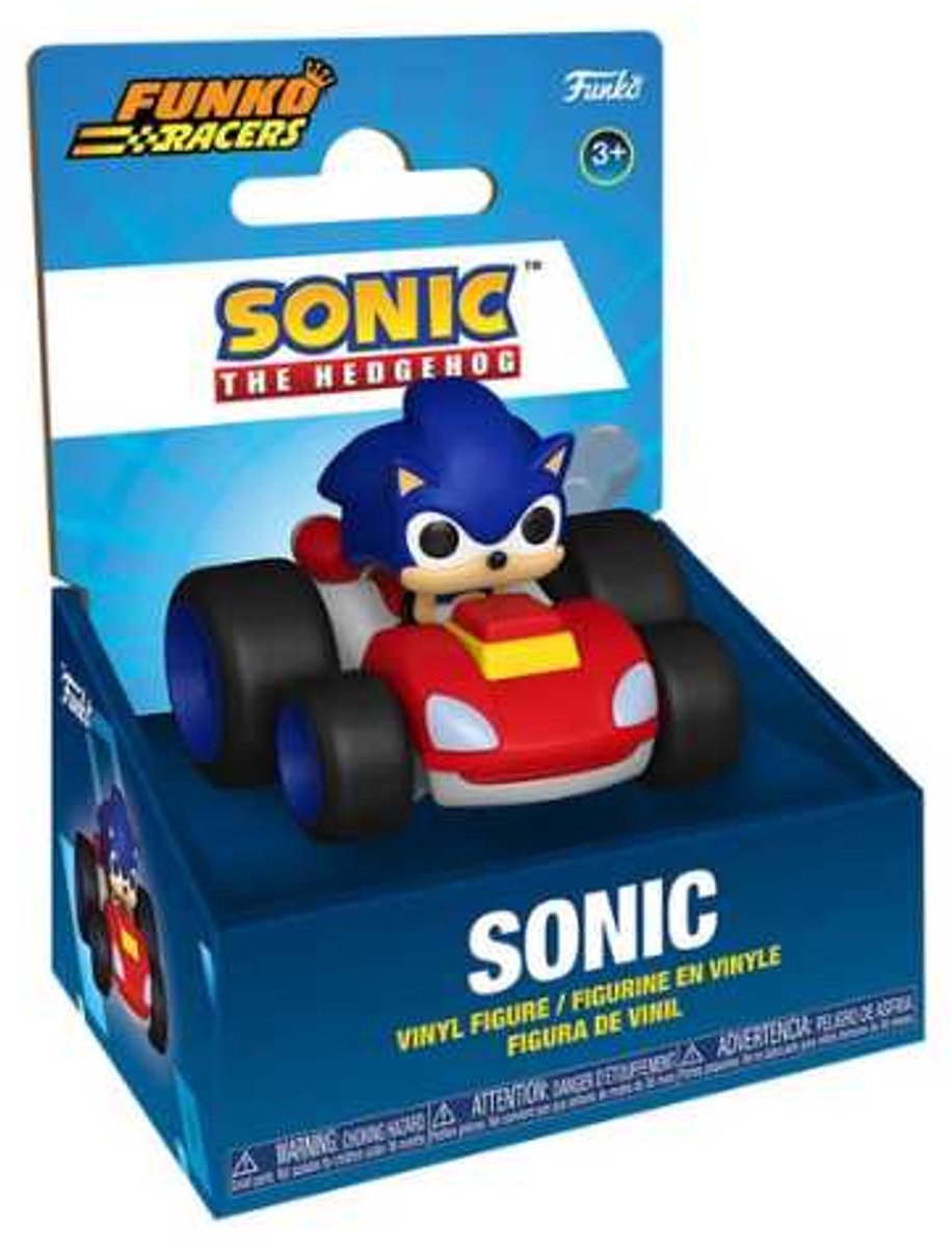 Funko-pop ! jeux : Sonic the Hedgehog Super Racers moulé sous pression - Sonic
