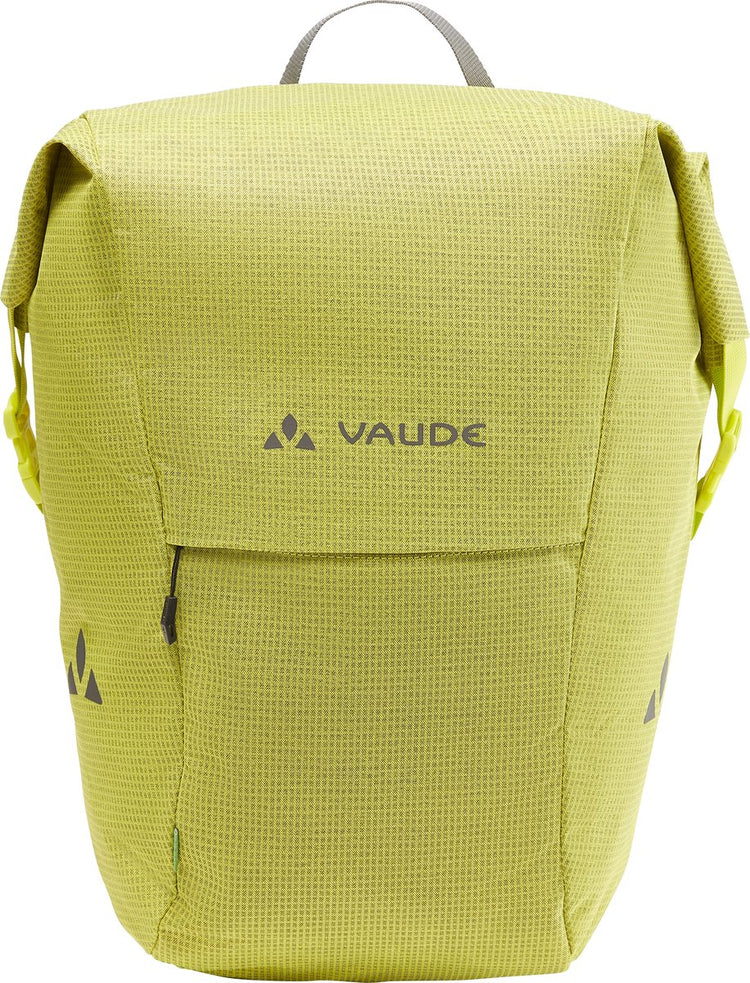 Vaude road master roll-it luminum sacoche de vélo sac de vélo simple unisexe vert vif >70% de matériaux recyclés