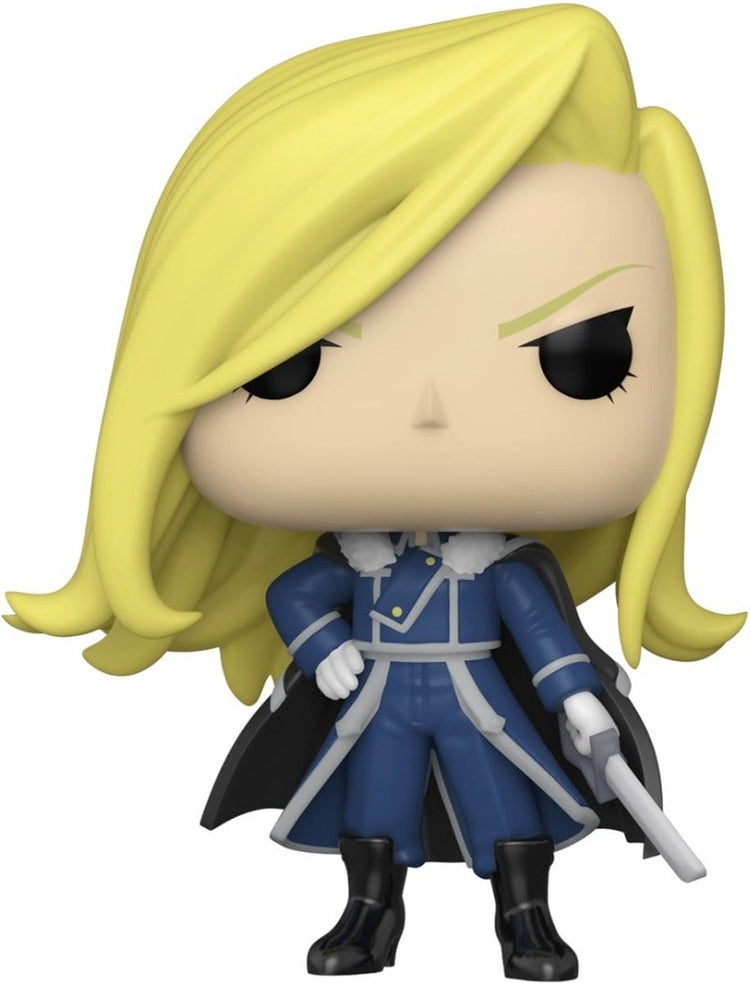 Funko alchimiste full metal - pop! animation brotherhood olivier armstrong avec épée figurine de collection 9 cm - multicolore