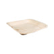 Assiette Depa bioodore feuille de palmier 24 x 24 cm (25 pièces)