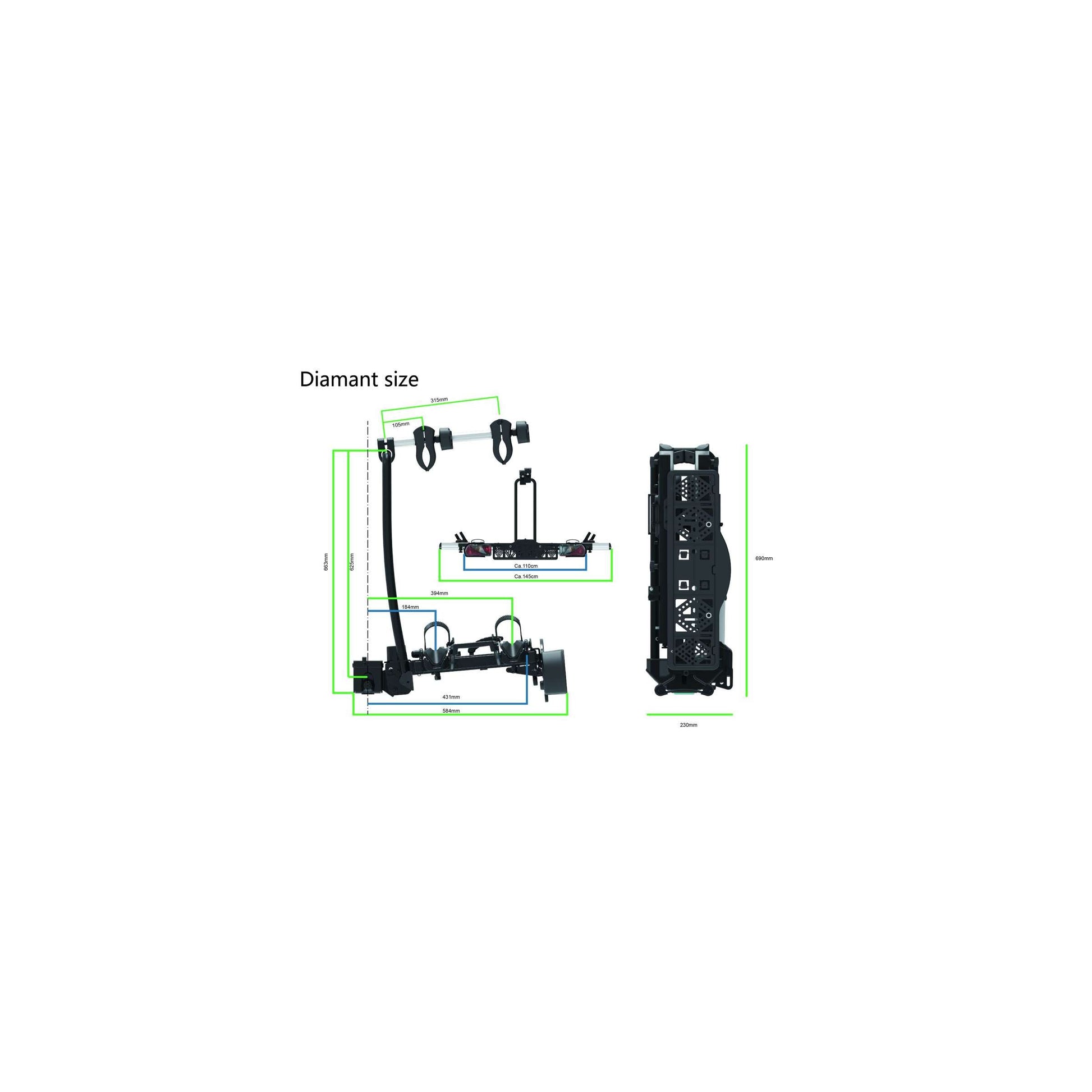 ABI Pro-User Bicycle Carrier Diamant
