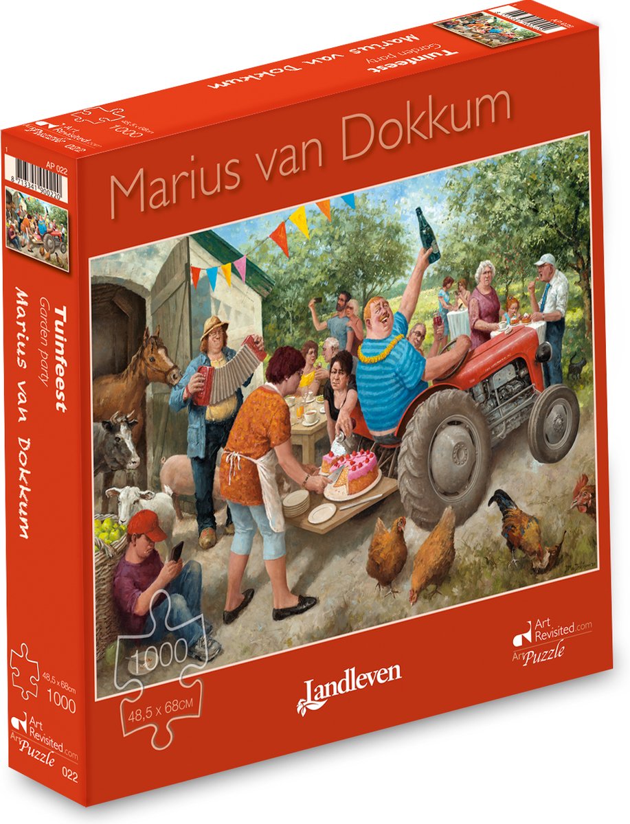 Puzzle Marius van dokkum - garden-party - 1000 pcs