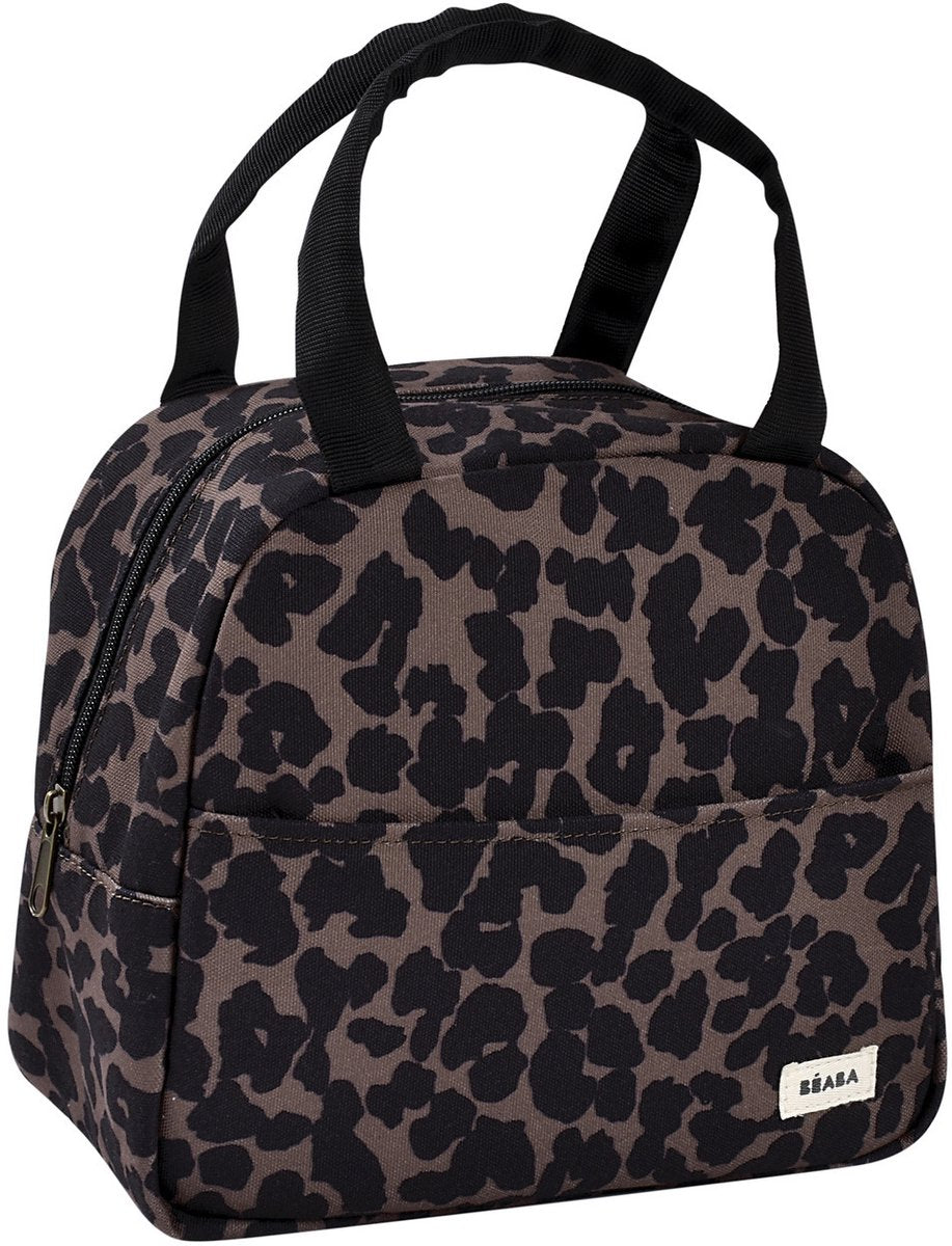 Sac à lunch isotherme Béaba - 5l - léopard - sac isotherme pour biberons - déperlant, pratique pour les déplacements