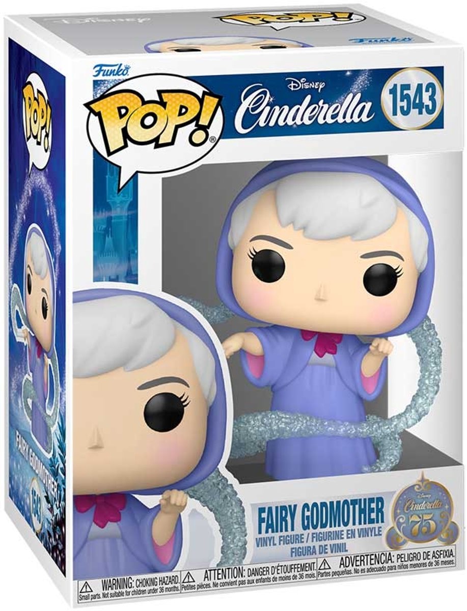Funko Cendrillon Fée Marraine (75e anniversaire) figurine en vinyle 1543 unisexe pop ! - multicolore - standard