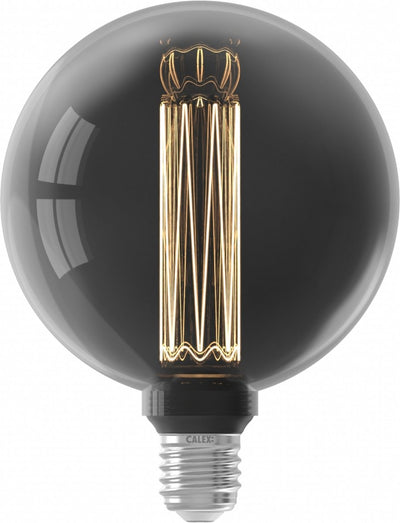 Lampe LED série Calex Crown - E27 - Source lumineuse G125 titane - 3,5W - dimmable