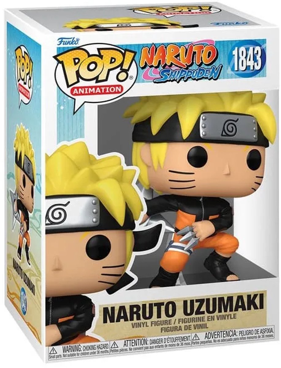 Animation Funko pop : Naruto Shippuden - Naruto Uzumaki Pop #1843
