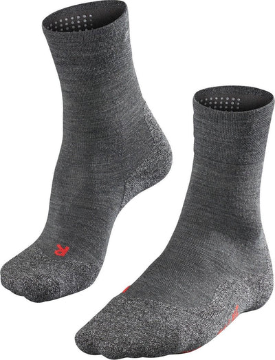 Falke tk2 chaussettes de marche en laine épaisse anti-ampoules sensibles en matériau fonctionnel hommes noir - taille 44-45