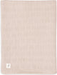 Jollein - couverture de berceau 100x150cm - couverture bébé - tricot grain - velours rose sauvage