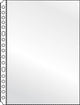 Kangaro show bag a5 - 17 anneaux - pp 120 microns - transparent - 10 pièces - k-15021