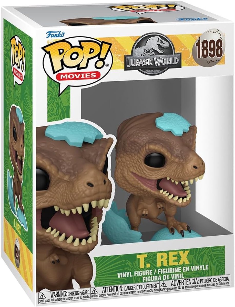 Funko-pop ! films : monde jurassique - t-rex #1898