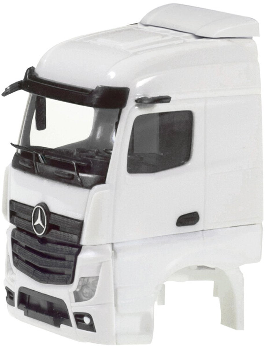 Herpa Mercedes Benz Actros S. 2,5 + ventilation latérale, blanc (2 pcs.)