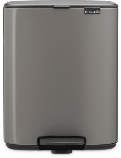 Poubelle à pédale Brabantia bo - 12 litres - platine