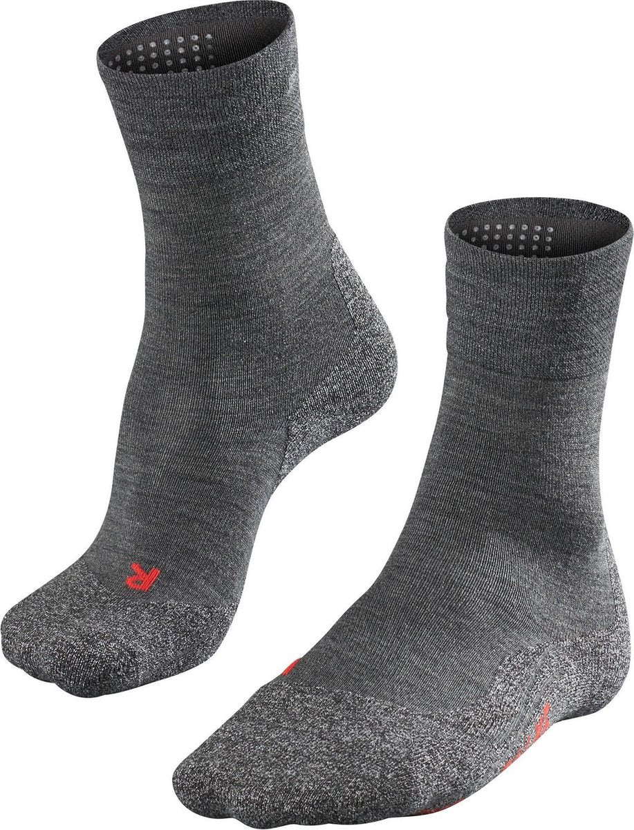 Falke tk2 chaussettes de marche en laine épaisse anti-ampoules sensibles en matériau fonctionnel hommes noir - taille 39-41
