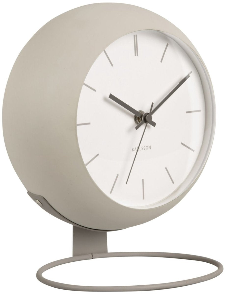 Karlsson horloge de table nirvana globe - gris - ø21cm -