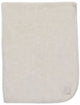 Jollein couverture bébé berceau - 75x100cm - jersey sherpa basique - flocons d'avoine