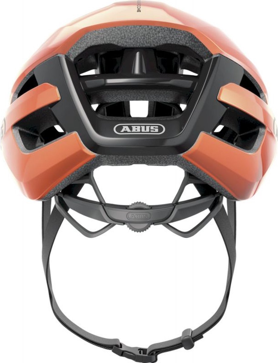 Abus powerdome - casque de vélo poisson rouge orange s (51 - 55 cm)