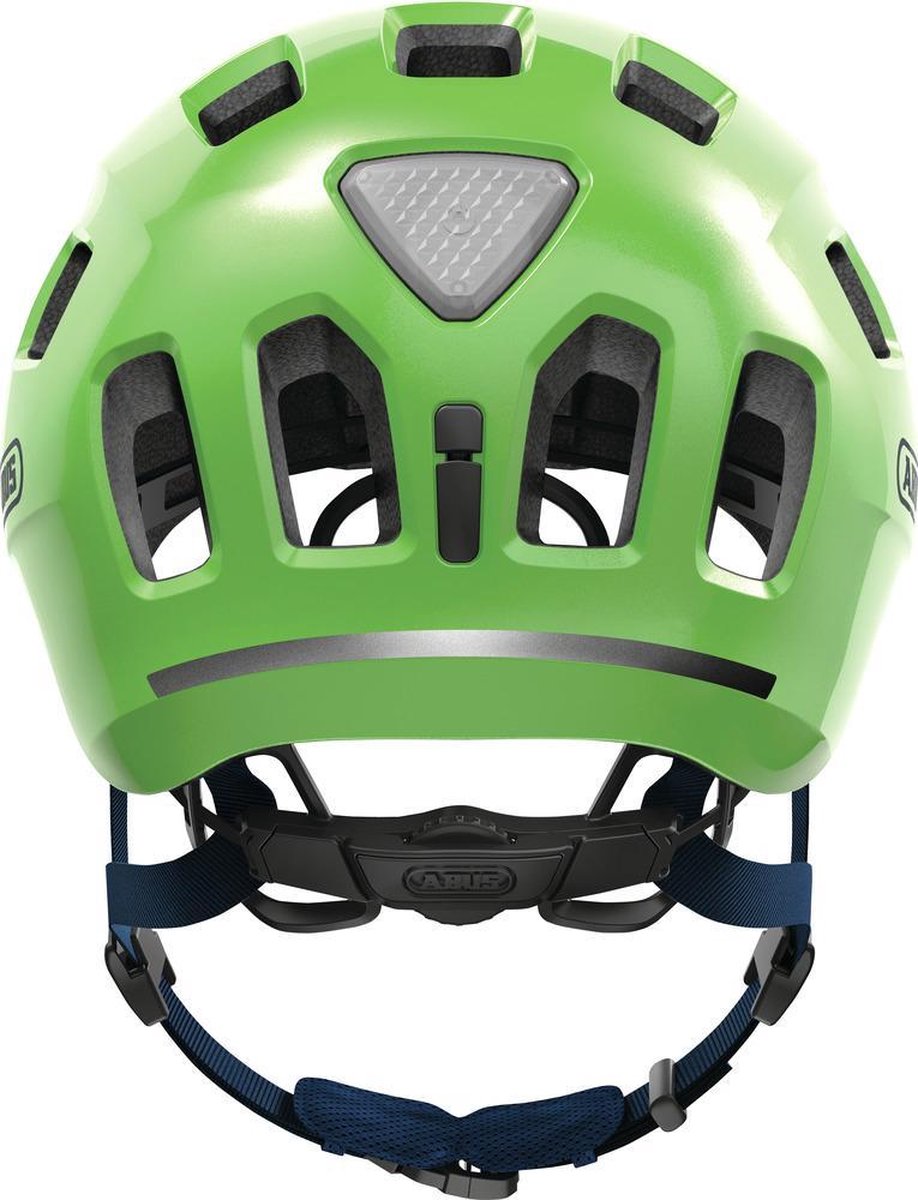 Casque de vélo Abus youn-i 2.0 - avec lumière pour enfants, adolescents et jeunes adultes - pour filles et garçons - vert (pétillant), taille s