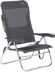 Crespo - chaise de plage - al 223 - gris foncé