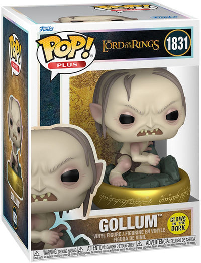 Funko pop plus : le seigneur des anneaux - gollum (lueur dans le noir) pop #1831