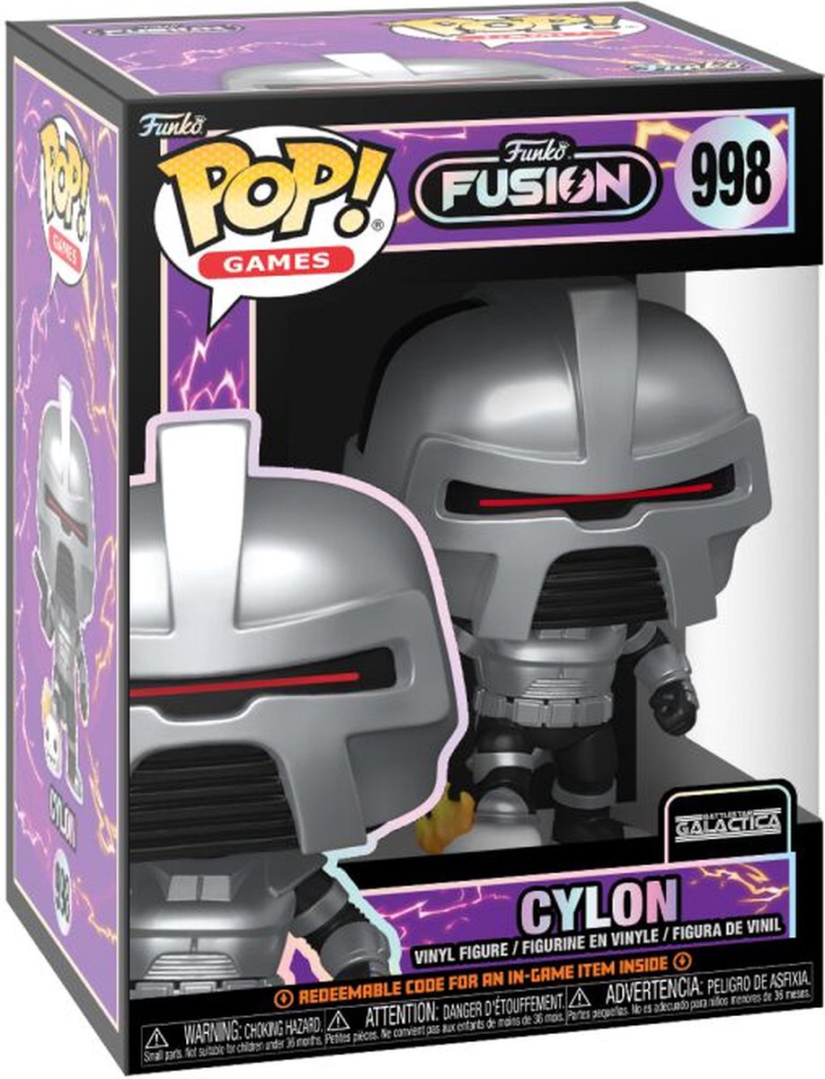 Funko Fusion Battlestar Galactica - Cylon (Chase Edition Möglich) Figurine en vinyle 998 Pop! multicolore unisexe