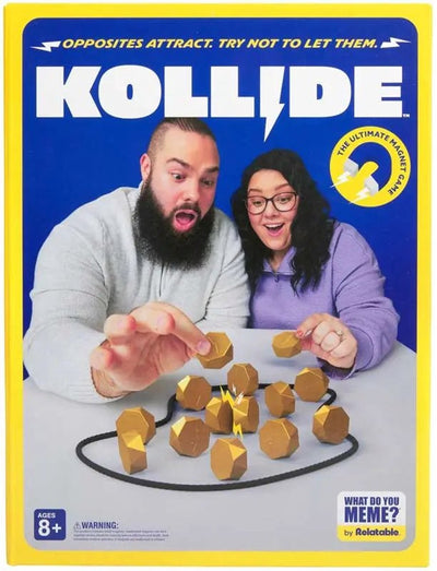 Megableu kollide - jeu de stratégie magnétique - à partir de 8 ans - 1 à 4 joueurs - habileté tactique