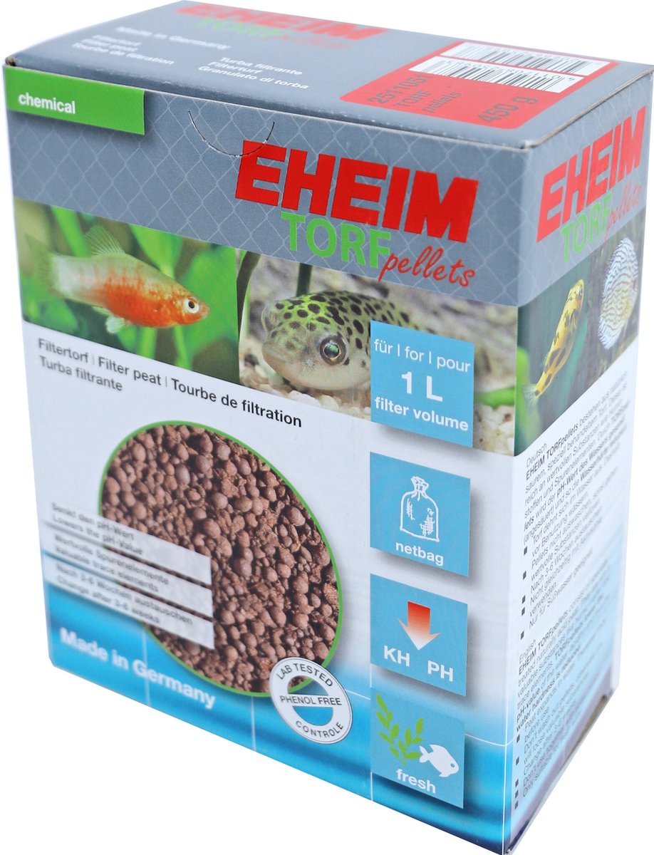 Granulés de torf Eheim avec sac perlon 2511051, 1 litre