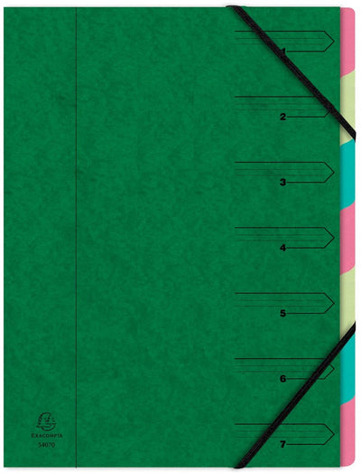 Dossier de tri exacompta 54073e vert